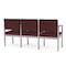 Lesro Lenox 3 Seat Tandem Seating W/ No Center Arms, 64.5 in W 24.5 in L 32 in H LS3101 - alternate 3